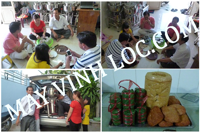 Dạy nghề làm chả lụa 02